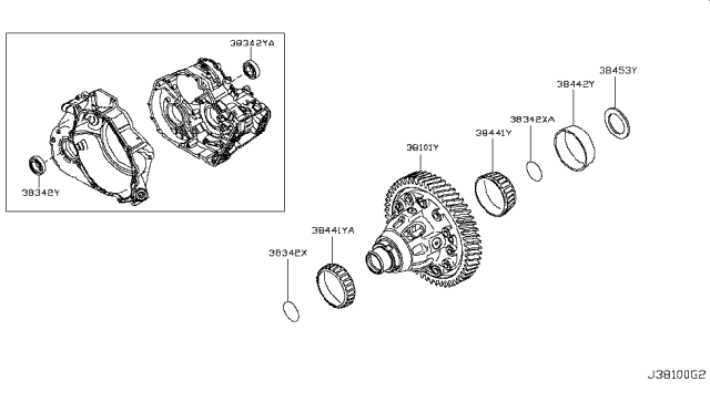 2005 Nissan Quest Front Final Drive Diagram 4