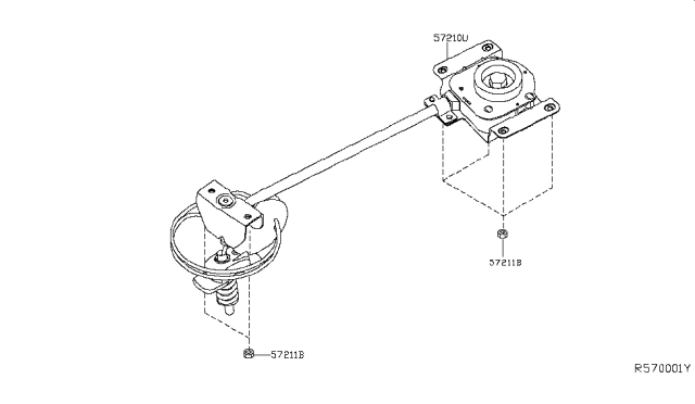 2014 Nissan Pathfinder Spare Tire Hanger Diagram