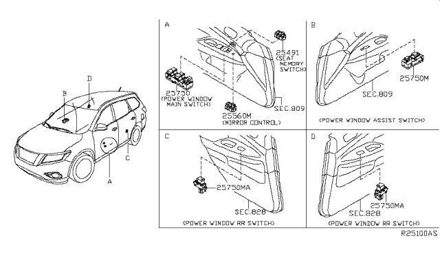 2014 Nissan Pathfinder Switch Diagram 5