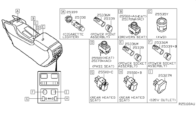 2014 Nissan Pathfinder Switch Diagram 3