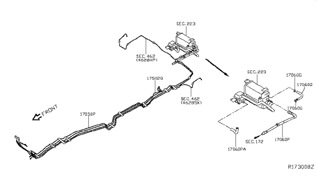 2014 Nissan Pathfinder Fuel Piping Diagram 5