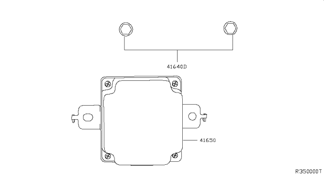 2014 Nissan Pathfinder Controller Assy-Torque Split Diagram for 41650-3KY2A