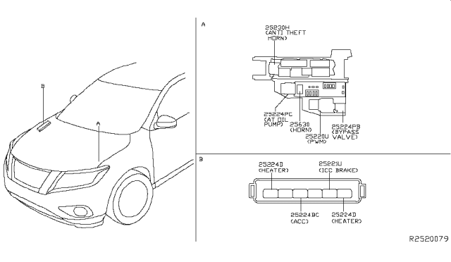 2014 Nissan Pathfinder Relay Diagram 1