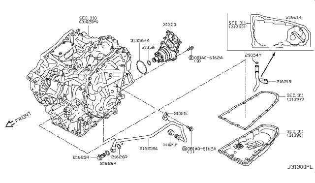 2014 Nissan Pathfinder Engine Oil Pump Diagram 1