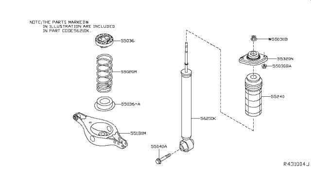 2014 Nissan Pathfinder Rear Suspension Diagram 2