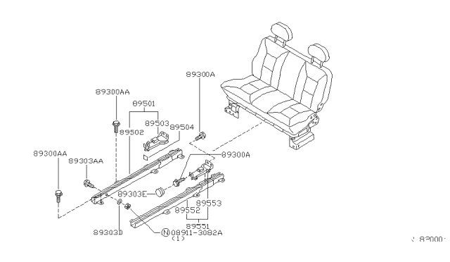 2002 Nissan Quest 3rd Seat Diagram 3