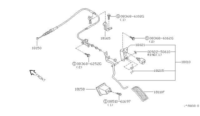 2003 Nissan Quest Accelerator Linkage Diagram