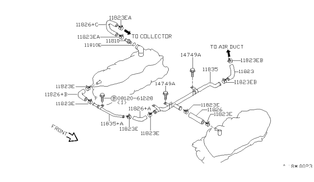 1999 Nissan Quest Crankcase Ventilation Diagram