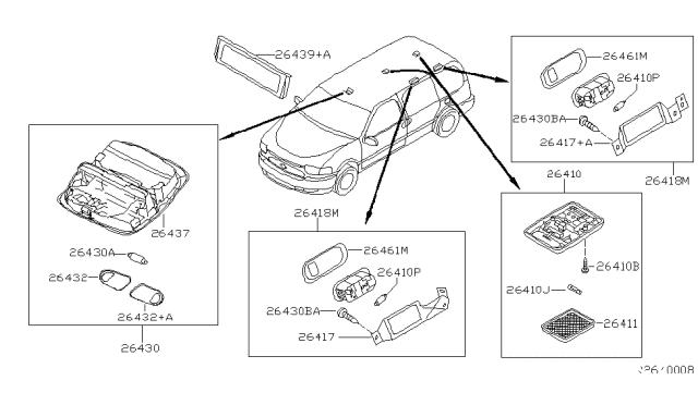 2000 Nissan Quest Room Lamp Diagram 2