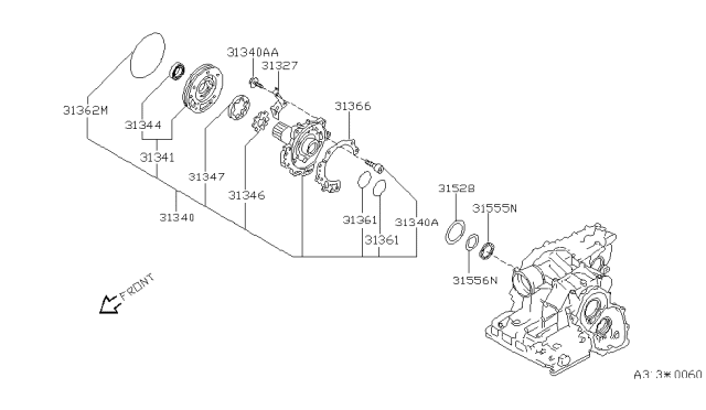 2002 Nissan Quest Engine Oil Pump Diagram