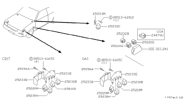 1982 Nissan Sentra Relay Diagram 2