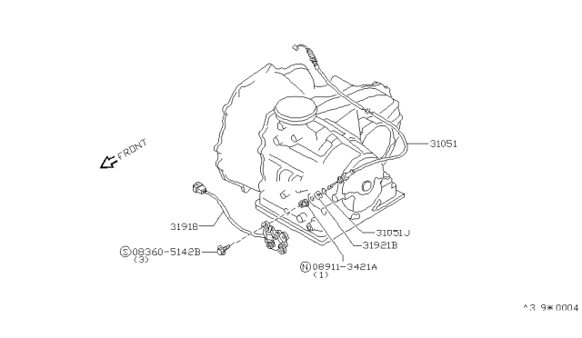 1983 Nissan Sentra Control Switch & System Diagram