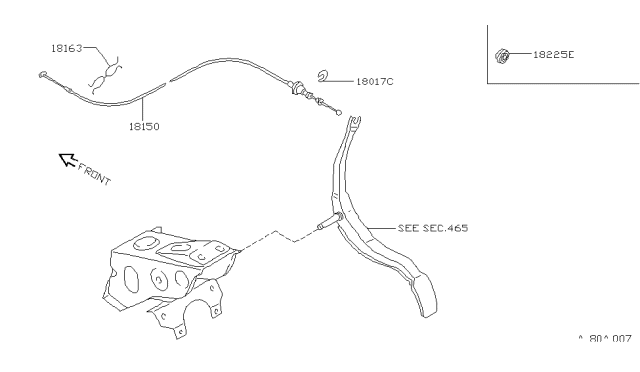 1985 Nissan Sentra Accelerator Linkage Diagram 2