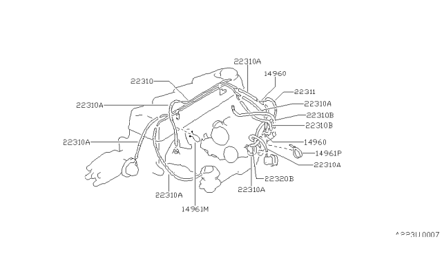 1986 Nissan Sentra Engine Control Vacuum Piping Diagram 2