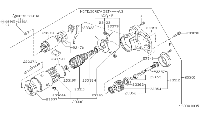 1984 Nissan Sentra Starter Motor Diagram 6