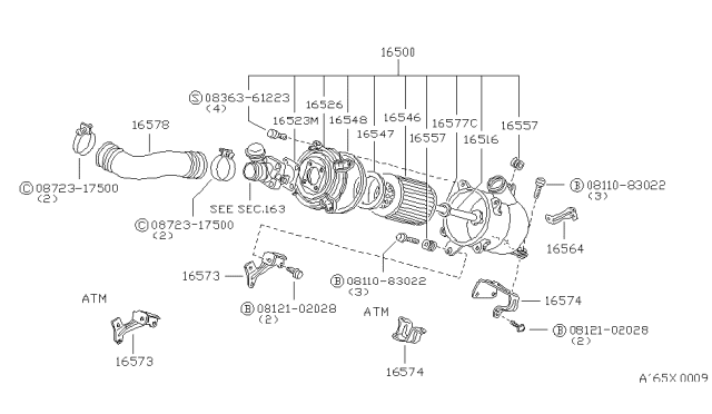 1983 Nissan Sentra Air Cleaner Diagram 1