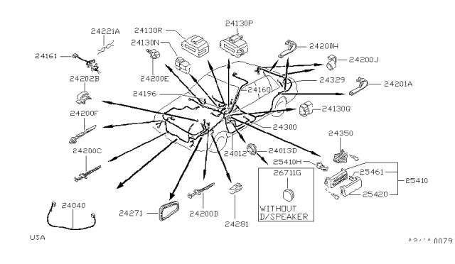 1982 Nissan Sentra Wiring (Body) Diagram 2