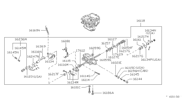 1984 Nissan Sentra Carburetor Diagram 14