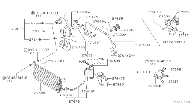 1982 Nissan Sentra Switch Pressure Diagram for 92225-04A01