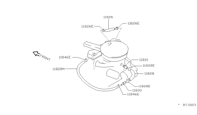 1982 Nissan Sentra Crankcase Ventilation Diagram 2