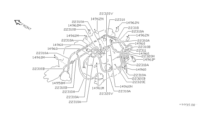 1982 Nissan Sentra Engine Control Vacuum Piping Diagram 6