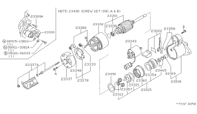 1986 Nissan Stanza Starter Motor Diagram 3