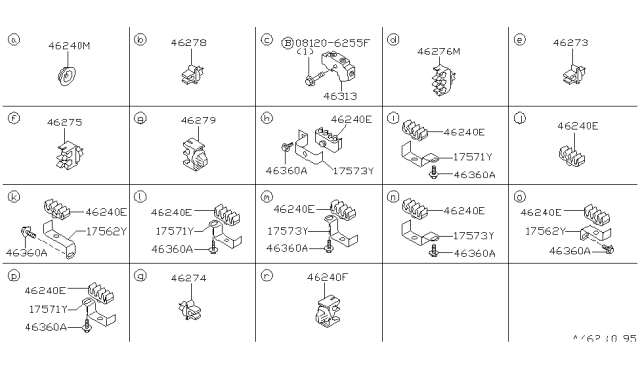 1987 Nissan Stanza Brake Piping & Control Diagram 2