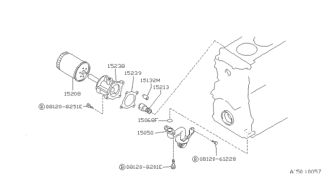 1991 Nissan Stanza Lubricating System Diagram