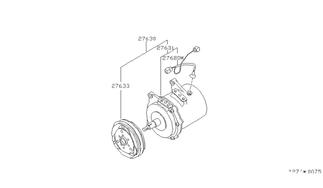 1992 Nissan Stanza Compressor Diagram