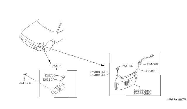 1992 Nissan Stanza Screw Diagram for 01461-00631