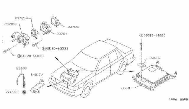 1992 Nissan Stanza Engine Control Module Diagram