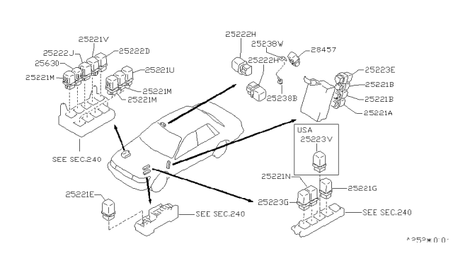 1991 Nissan Stanza Relay Diagram