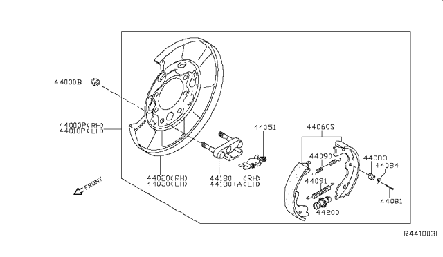 2008 Nissan Pathfinder Rear Brake Diagram 1