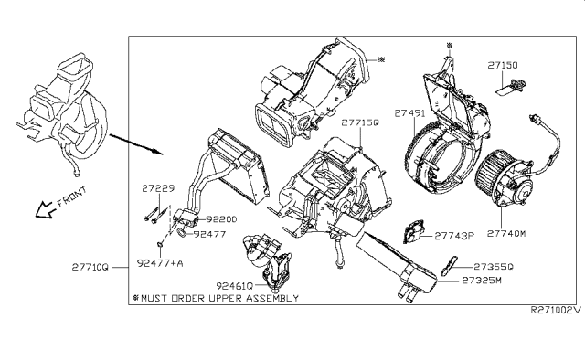 2007 Nissan Pathfinder Cooling Unit Diagram 2