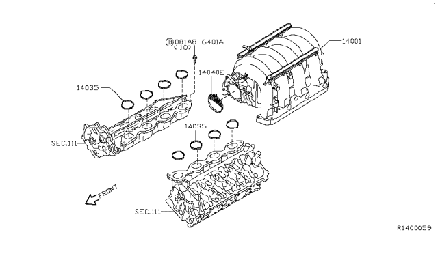 2007 Nissan Pathfinder Manifold Diagram 5