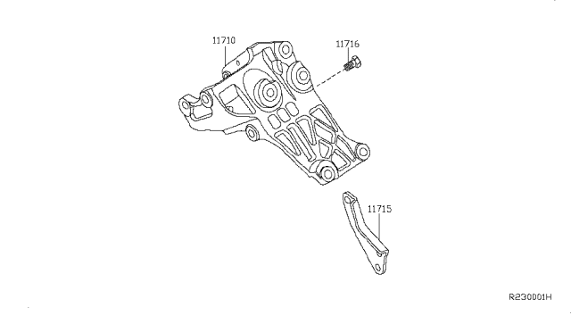 2011 Nissan Pathfinder Alternator Fitting Diagram