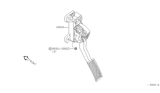 2010 Nissan Pathfinder Accelerator Linkage Diagram 2