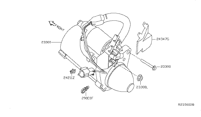 2008 Nissan Pathfinder Starter Motor Diagram 2