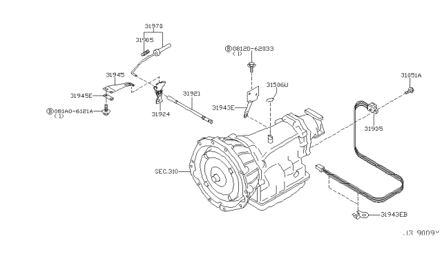 2006 Nissan Pathfinder Control Switch & System Diagram 1