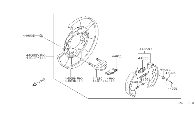 2010 Nissan Pathfinder Rear Brake Diagram 2