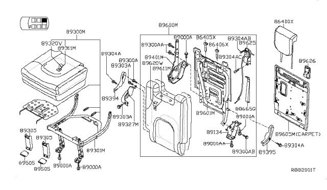 2012 Nissan Pathfinder 3rd Seat Diagram 3