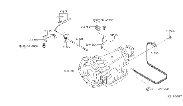 2006 Nissan Pathfinder Control Switch & System Diagram 2