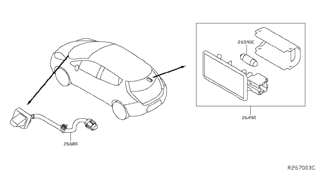 2018 Nissan Leaf Lamps (Others) Diagram
