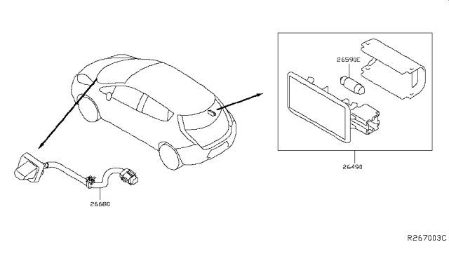 2019 Nissan Leaf Lamps (Others) Diagram