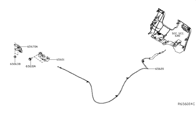 2019 Nissan Leaf Hood Lock Control Diagram