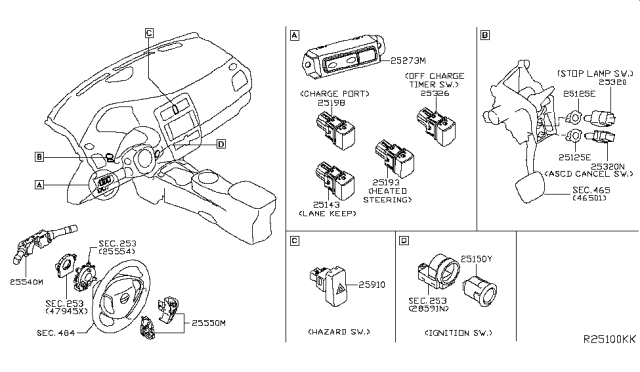 2019 Nissan Leaf Switch Diagram 3