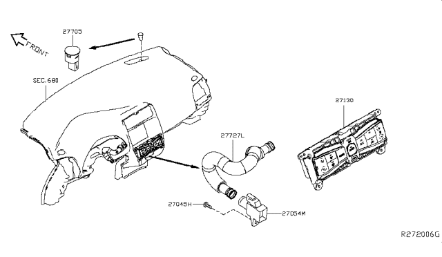 2019 Nissan Leaf Control Unit Diagram