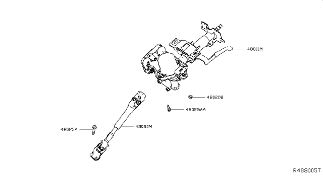 2018 Nissan Leaf Steering Column Diagram