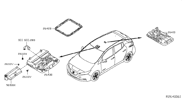 2018 Nissan Leaf Room Lamp Diagram