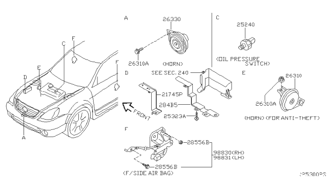 2005 Nissan Altima Electrical Unit Diagram 1